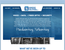 Tablet Screenshot of newportnetworksolutions.com